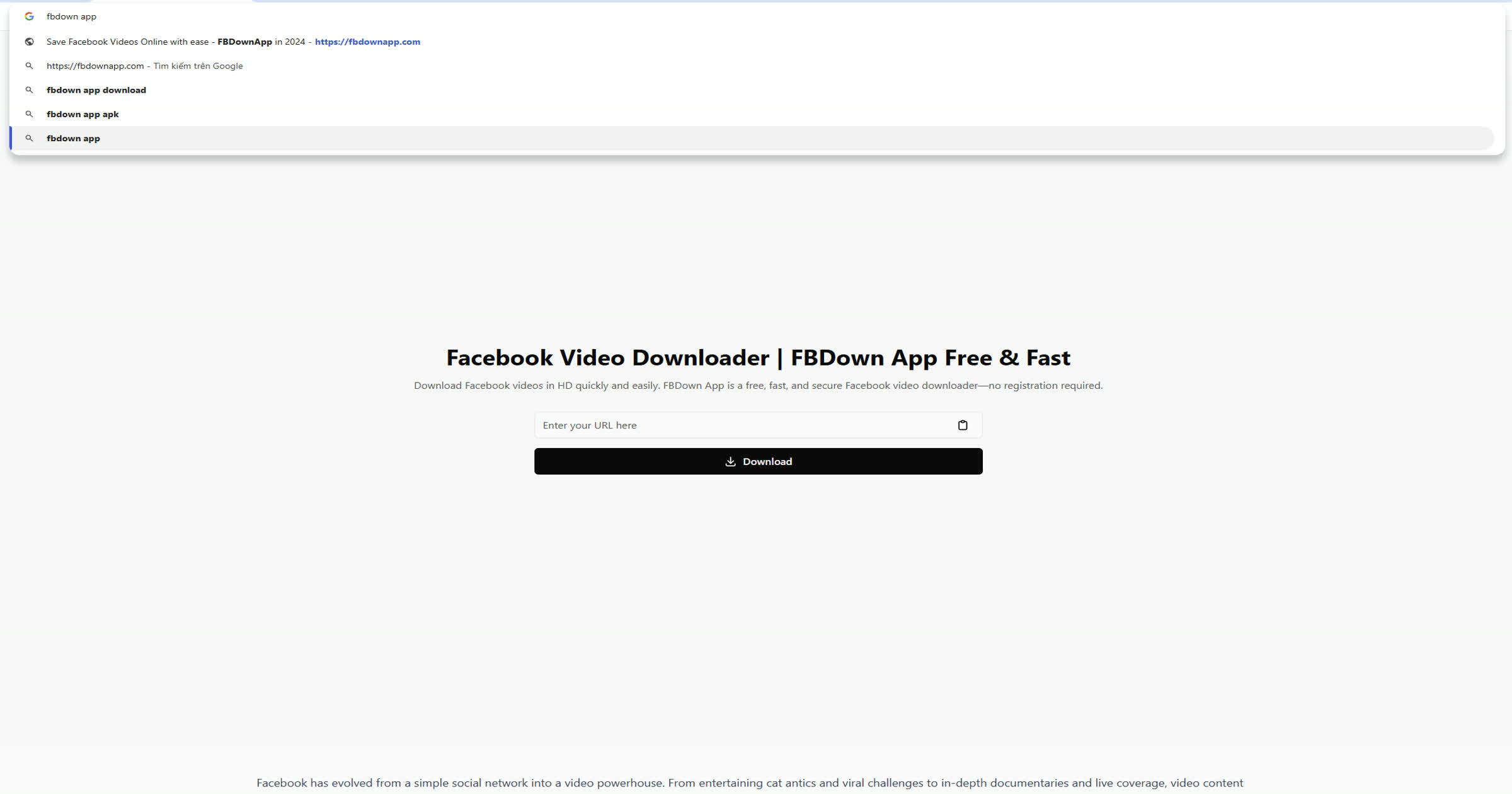 Dán liên kết video